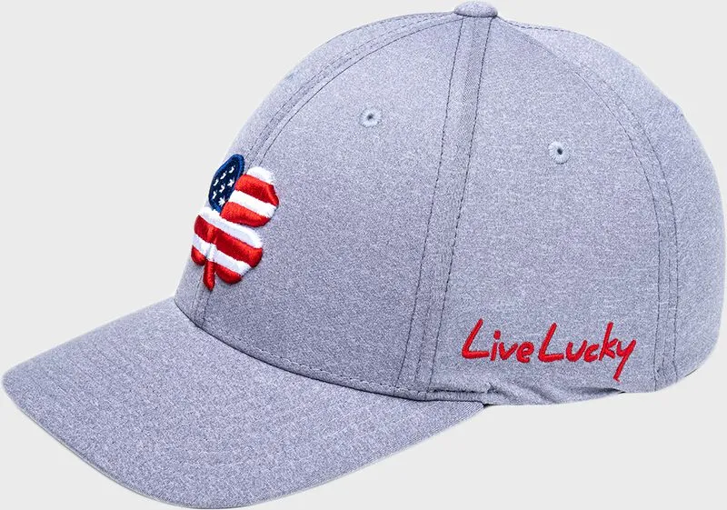 Rawlings Black Clover USA Heathered Fitted Hat - Image 3