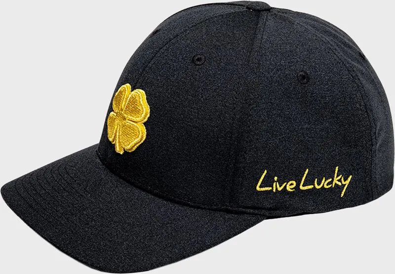 Rawlings Black Clover Gold Glove Fitted Hat - Image 3