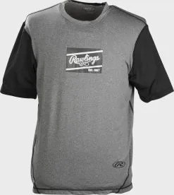 Rawlings Hurler Performance Short Sleeve Shirt, Adult & Youth