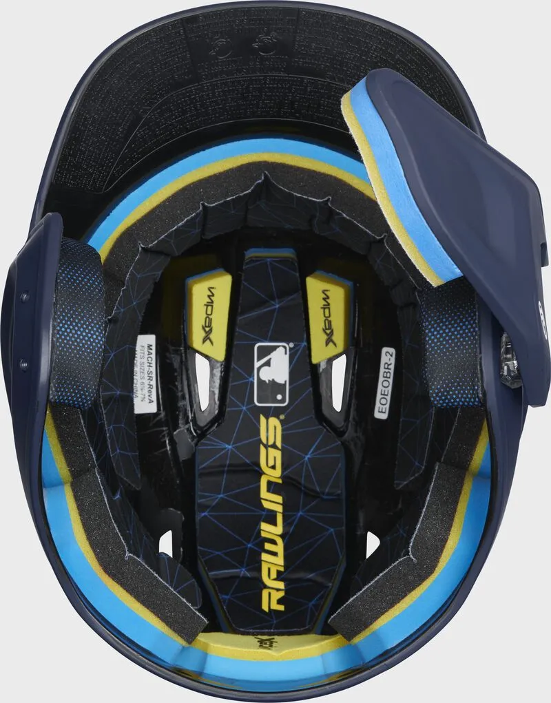 Rawlings 2022 Mach Adjust Right Handed Batting Helmet, Junior & Senior - Image 5