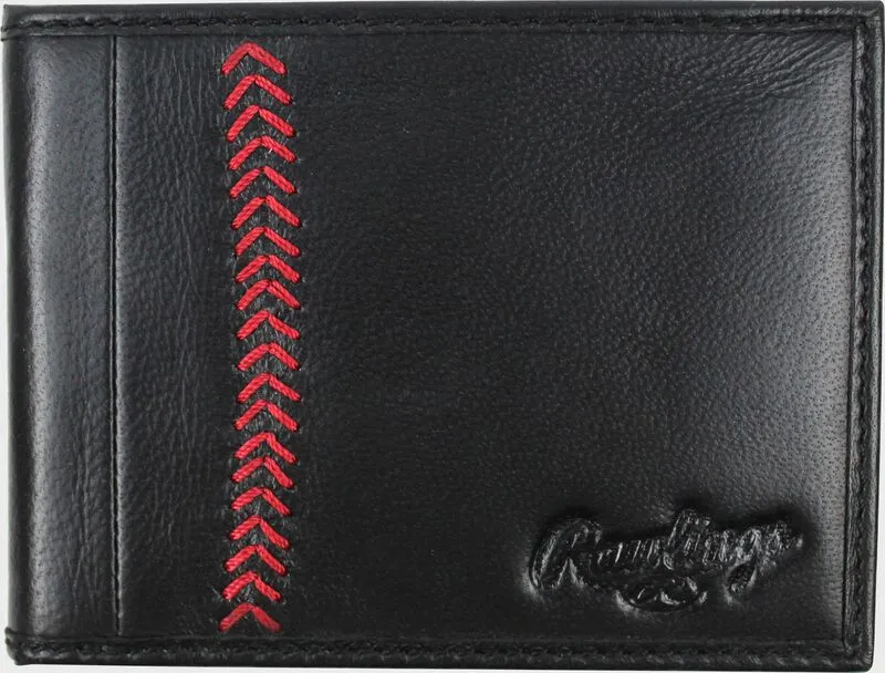 Rawlings Baseball Stitch Bi-Fold Wallet