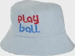 Rawlings Play Ball Denim Reversible Bucket Hat