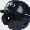 Rawlings R16 Reverse Clear Coat Batting Helmet, Junior & Senior