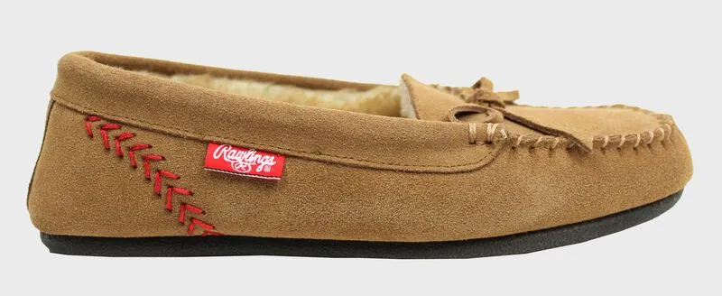Rawlings Women's Baseball Stitch Moccasin Slides - Image 2