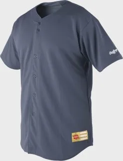Rawlings Premium Button Front Short Sleeve Jersey