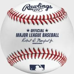 Rawlings MLB Official Baseball With Display Cube