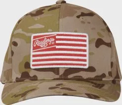 Rawlings Camo Snapback Hat