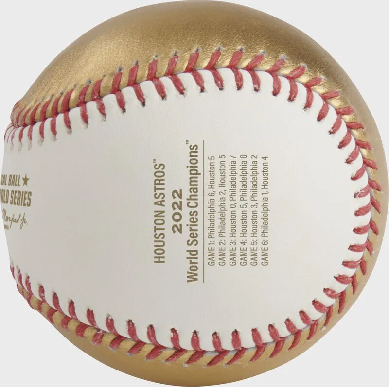Rawlings MLB 2022 World Series Champions Baseball, Houston Astros - Image 3